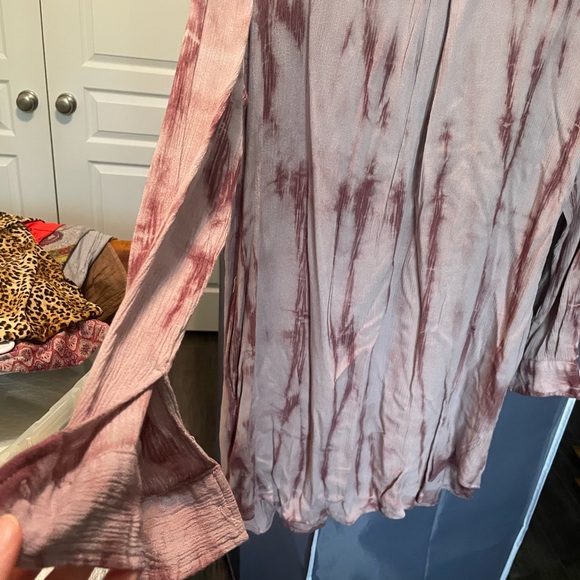 Black Swan size 8 shirt dress EUC worn once. Dusty Rose  smoke free and pockets - Picture 7 of 10